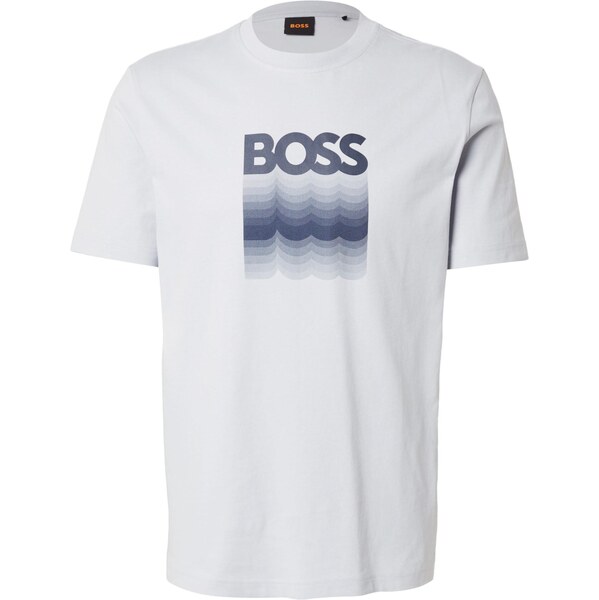 BOSS Tričko Insignia námornícka modrá / modrosivá / dymovo šedá / 66622937