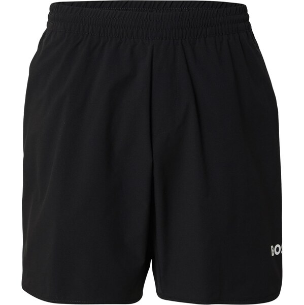 BOSS Športové nohavice čierna / biela 66622953