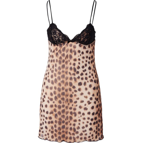 WILD LOVERS Negližé LYRA svetlohnedá / čierna 66622939