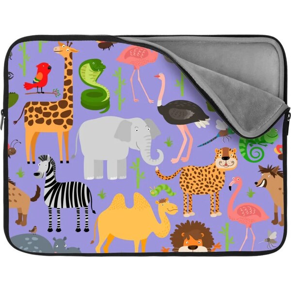 Sablio Obal na notebook Animované safari 65426862