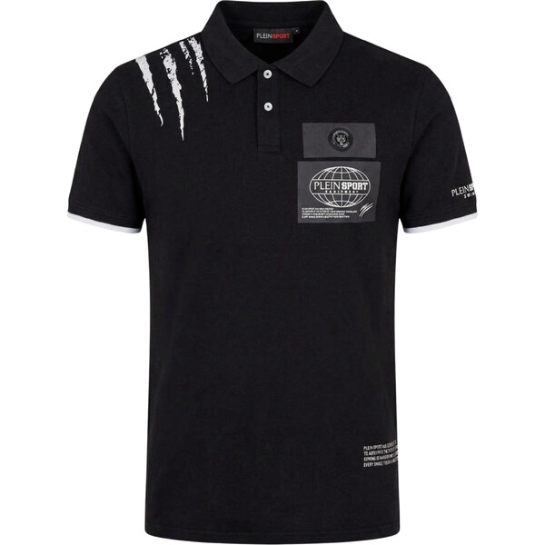 PLEIN SPORT Panther Black polo tričko 64888864