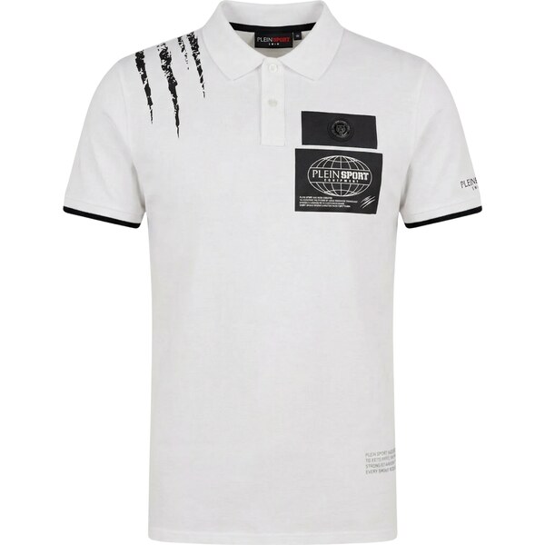 PLEIN SPORT Panther White polo tričko 64888865