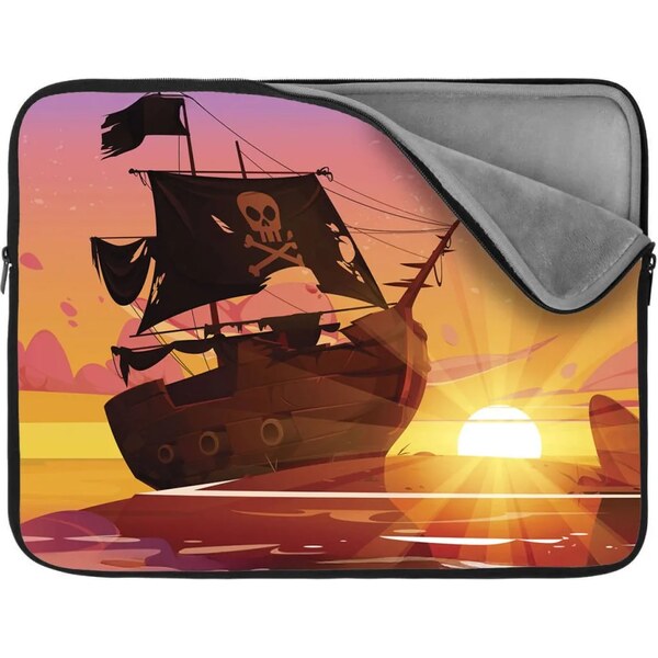 Sablio Obal na notebook Pirátska loď pri západe slnka 65424495