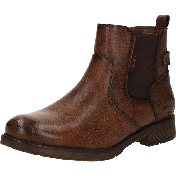 MUSTANG Členkové čižmy Elfi tmavohnedá 66637622