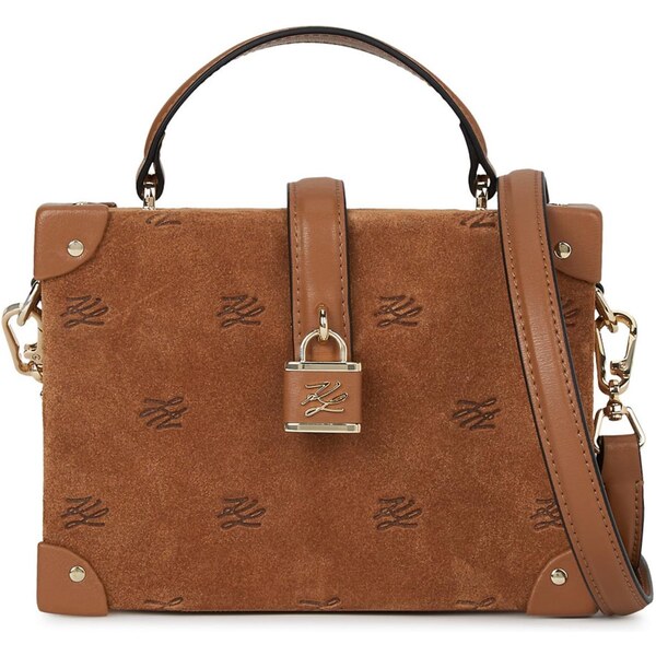 Karl Lagerfeld Kabelka Autograph hnedá 66637632