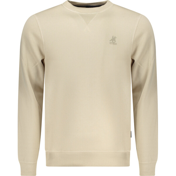 U.S. GRAND Béžový pánsky basic sveter 66651922