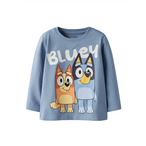 NAME IT Tričko svetlomodrá / oranžová / čierna / biela 66637653