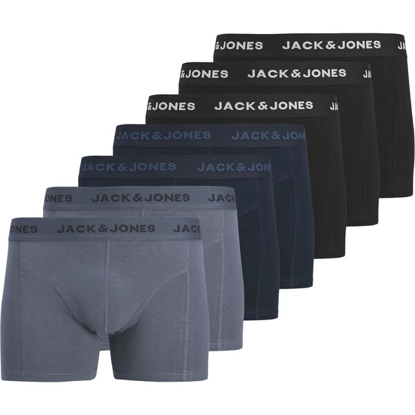 JACK & JONES Boxerky JACJeremiah tmavomodrá / zafírová / čierna / 66637696