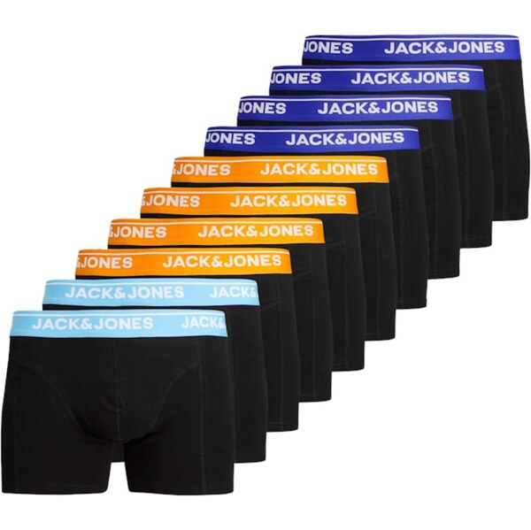 JACK & JONES Boxerky JACTheodoor svetlomodrá / fialová / oranžová / 66637741