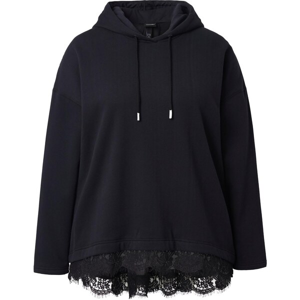 Ulla Popken Mikina čierna 66637805