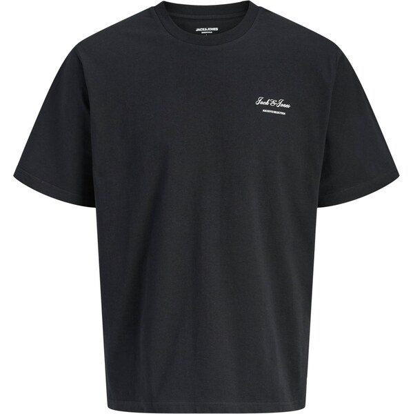JACK & JONES Tričko JJEARCHIVE čierna / biela 66637826