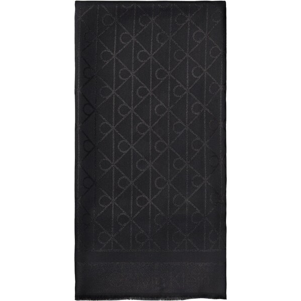 Calvin Klein Šál čierna / strieborná 66637906