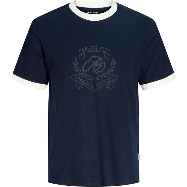 Jack & Jones Junior Tričko JORARGOS RINGER námornícka modrá / 66637918