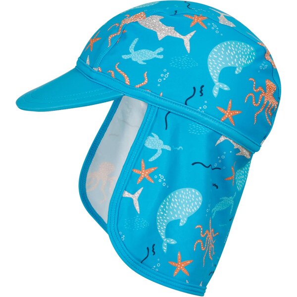 PLAYSHOES Čiapky Sea Animals nebesky modrá / oranžová / biela 66639338