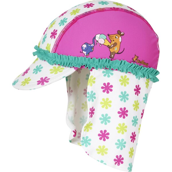 PLAYSHOES Klobúk Die Maus tyrkysová / svetlozelená / eozín / biela 66639333