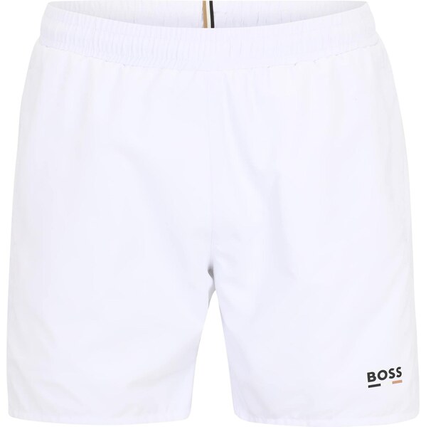BOSS Plavecké šortky Swordfish biela 66639351