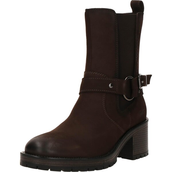 MUSTANG Členkové čižmy tmavohnedá 66639355