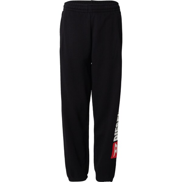 DIESEL Nohavice P-MARKY-DIV červená / čierna / biela 66639431