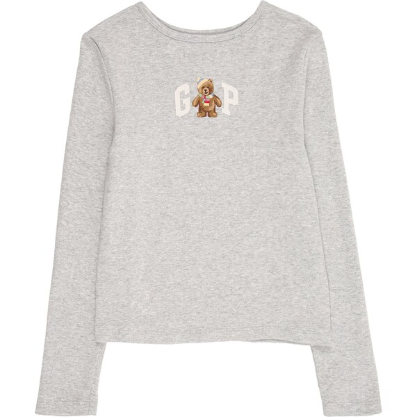 GAP Tričko hnedá / svetložltá / svetlosivá / biela 66639447