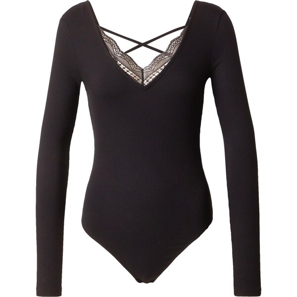 ABOUT YOU Košeľové body Diana čierna 66639486