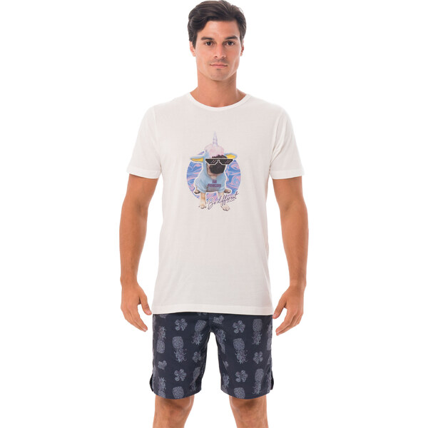 Pánske tričko 69SLAM PUGNICORN WHITE (MTRPCN-WH) 66644514