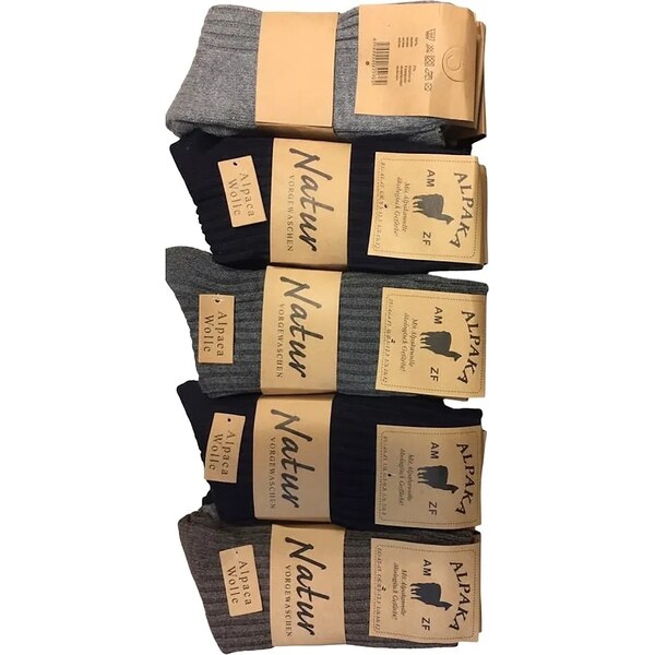 3PACK Pánske ponožky WiK 101 z alpaky, vzor 18, 40-47 66694419