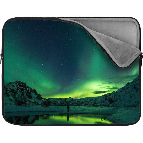 Sablio Obal na notebook Zelená žiara 65426754