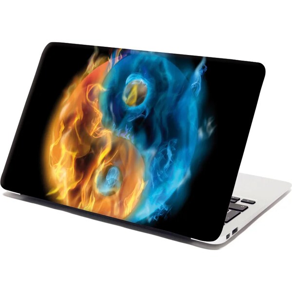 Sablio Samolepka na notebook Ohnivý jin a jang 65098559