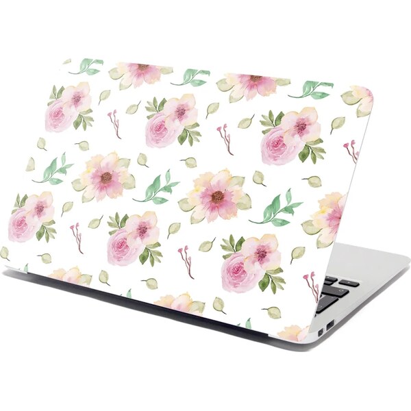 Sablio Samolepka na notebook Ružové kvety 65113545