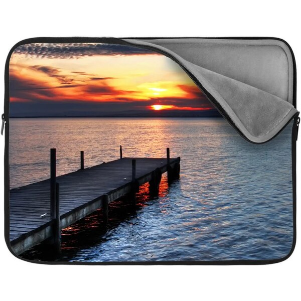 Sablio Obal na notebook Západ slnka nad mólom 65426617