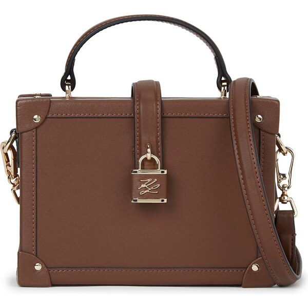 Karl Lagerfeld Taška cez rameno Autograph hnedá 66647497