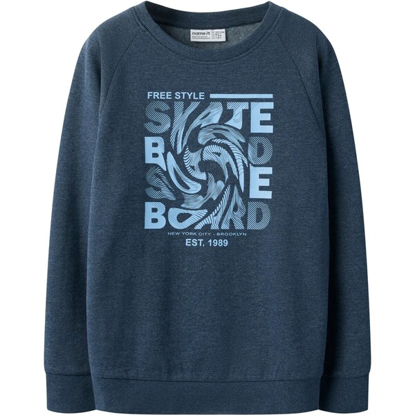 NAME IT Mikina NKMVION námornícka modrá / svetlomodrá 66647575