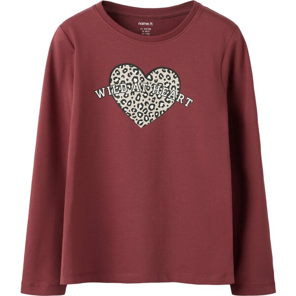 NAME IT Tričko NKFVIX tmelová / vínovo červená / čierna / biela 66647567