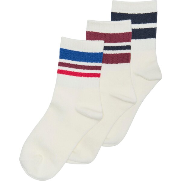 ONLY GIRLS Ponožky KOGNOLAN modrá / námornícka modrá / vínovo červená 66647594