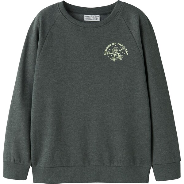 NAME IT Mikina NKMVION nebielená / grafitová 66647637