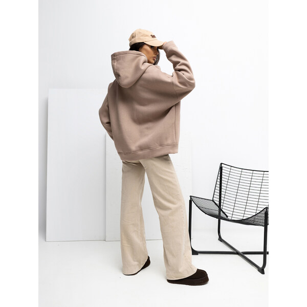 RUE PARIS Sweatshirt-RV-BL-A1039.22-dark beige 66649992