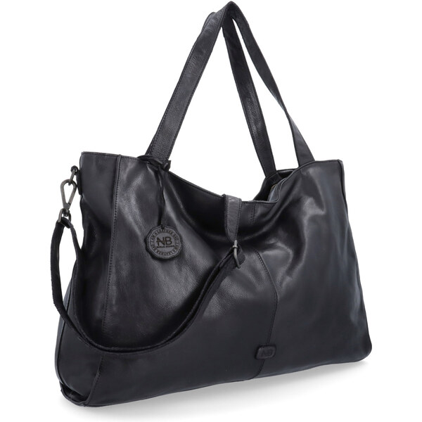 Kožená kabelka cez rameno Noelia Bolger čierna NB 2422 C 66653291