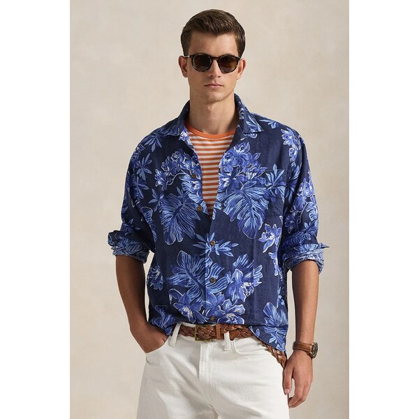 Ľanová košeľa Polo Ralph Lauren 66654232