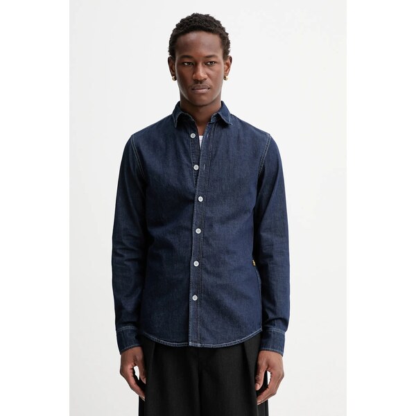 Košeľa s prímesou ľanu G-Star Clean slim 66654801