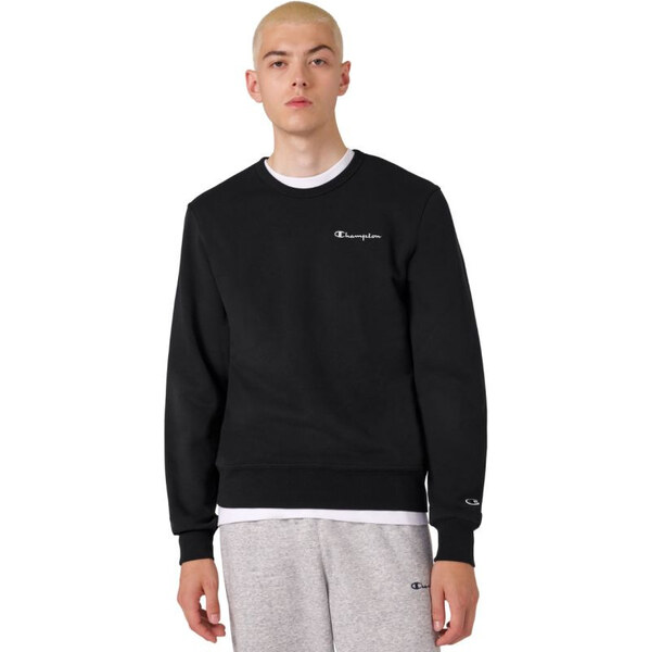 Pánska mikina Champion Crewneck Sweatshirt black 221792 KK001 pánska 66656600