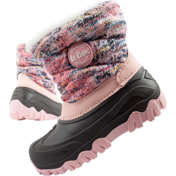 Detské zimné snehové topánky Lee Cooper zateplené pre dievčatá 66656624