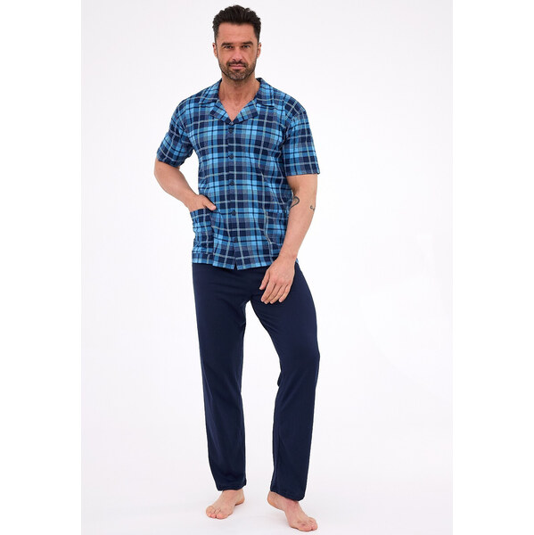Cornette 318/58 cr/r 3-5XL pánske pyžamo bez zipsu 66657735