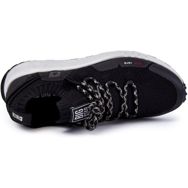 Big Star Shoes Męskie Buty Sportowe Big Star KK174015 Czarne 66658523