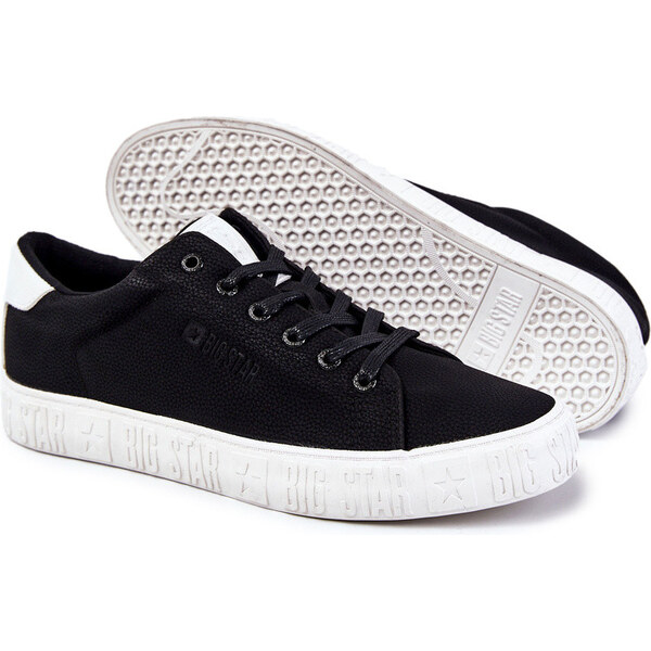 Big Star Shoes Męskie Buty Sportowe Big Star KK174072 Czarne 66658535