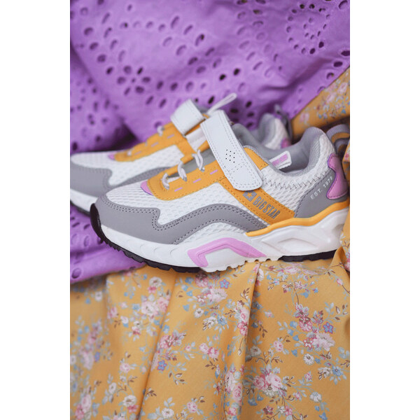 Big Star Shoes Dziecięce Sportowe Buty Na Rzep Big Star JJ374257 Biało 66658688