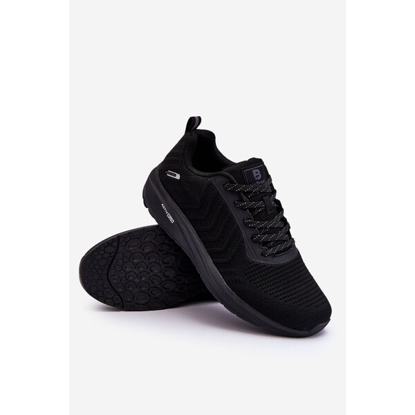 EVENTO Klasyczne Męskie Sportowe Buty Czarne McBraun 66658790