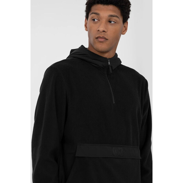 Bluza Polarowa 4F Męska Z Kapturem 4FAW23TFLEM137-20S Czarna 66659555