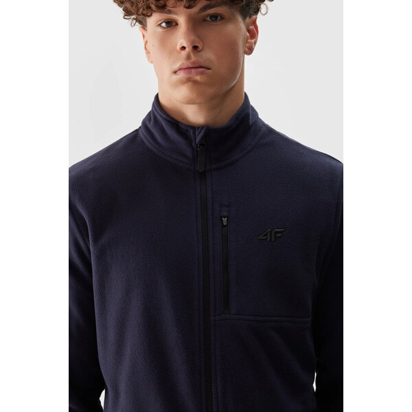 Polar 4F Męski Ze Stójką Regular 4FAW23TFLEM122-30S Granatowy 66659554