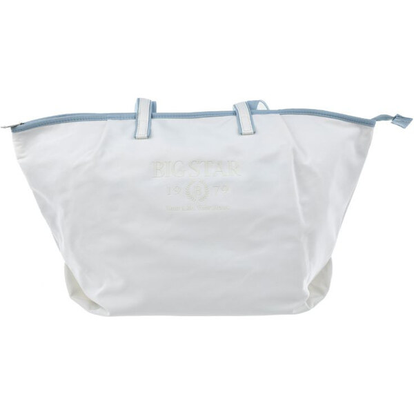 Big Star Shoes Materiałowa Duża Torba Big Star NN574050 Biała 66659670