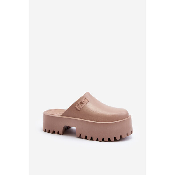 Big Star Shoes Damskie Klapki Na Masywnej Podeszwie Big Star NN274016 66659739